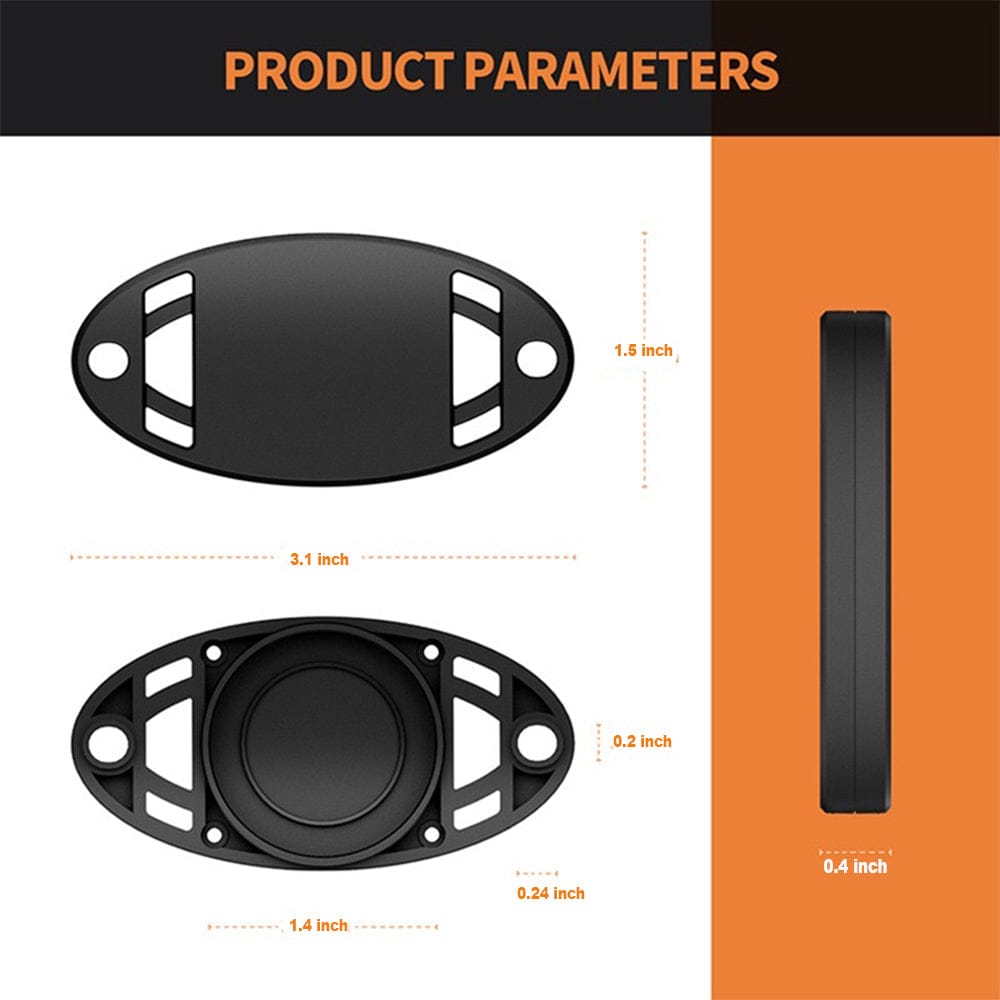 Waterproof AirTag Bike Mount - Hidden Anti-Theft Case for E-Bikes | Secure & Discreet Tracking Solution