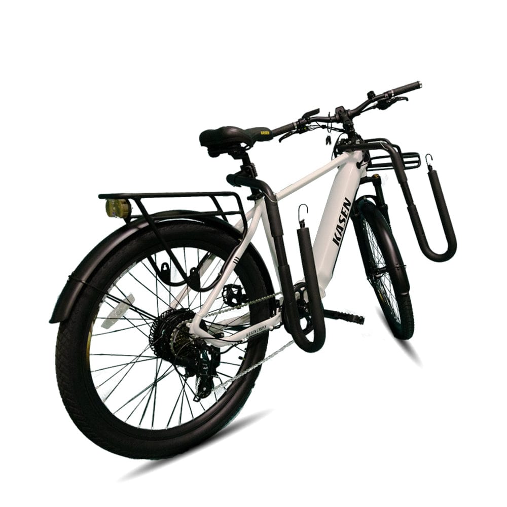 Universal Mount Surfboard Rack for E-Bikes | Compatible with Kasen Ranger, Ranger ST, City Bike & Most Frame Sizes
