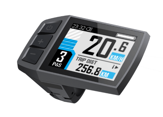 E-Bike Digital Display – 48V 750W - Compatible with Kasen City 2.0 & Similar E-Bikes | 1.8" Color TFT Screen, Bluetooth, USB Charging, Cycling Metrics