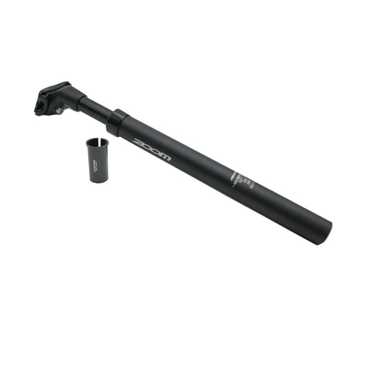 Seat post - ZOOM Shock Absorb Suspension - 27.2mm & 28.6mm Damping MTB, Road Bike, CX - Aluminum Alloy, 40mm Travel, BlackZOOM Shock Absorb 27.2mm 28.6 Damping MTB Road Bike Suspension Seat Post CX