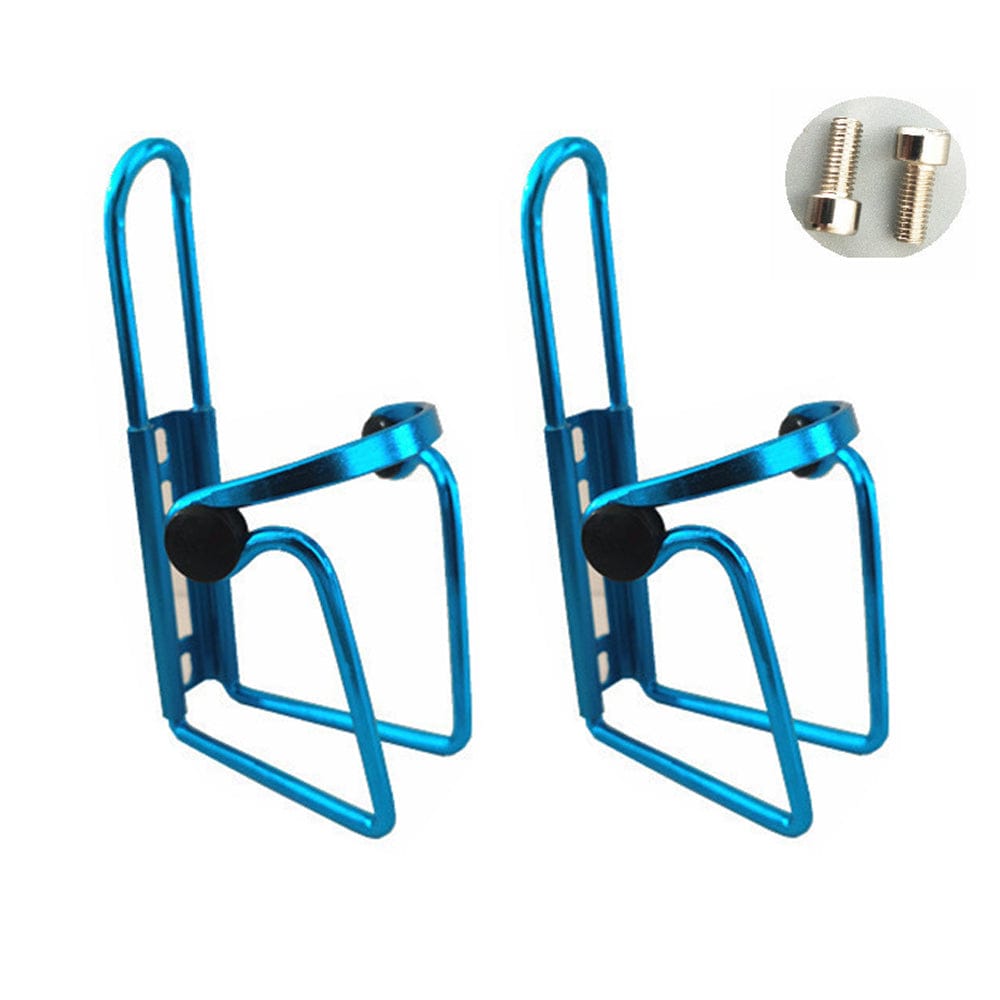 Water Bottle Cage - for E-Bikes & MTB - Lightweight Adjustable - Pack of 2 with Easy Installation Kit (Includes Screws & Hex Key) - Compatible with Road, Mountain, BMX, and Spin Bikes