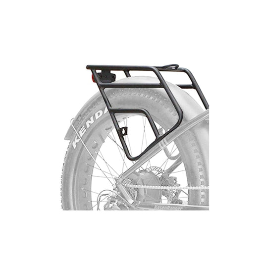 Rear Rack for Kasen Ranger & Ranger ST E-Bikes | 26x4in Fat Tire Compatible | 45 lbs Capacity (Heavy-Duty)
