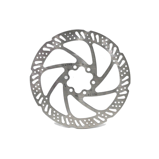 Tektro TR160-24 160mm 6-Bolt Disc Brake Rotor - High-Performance, Lightweight, Heat-Resistant Steel Rotor for E-Bikes