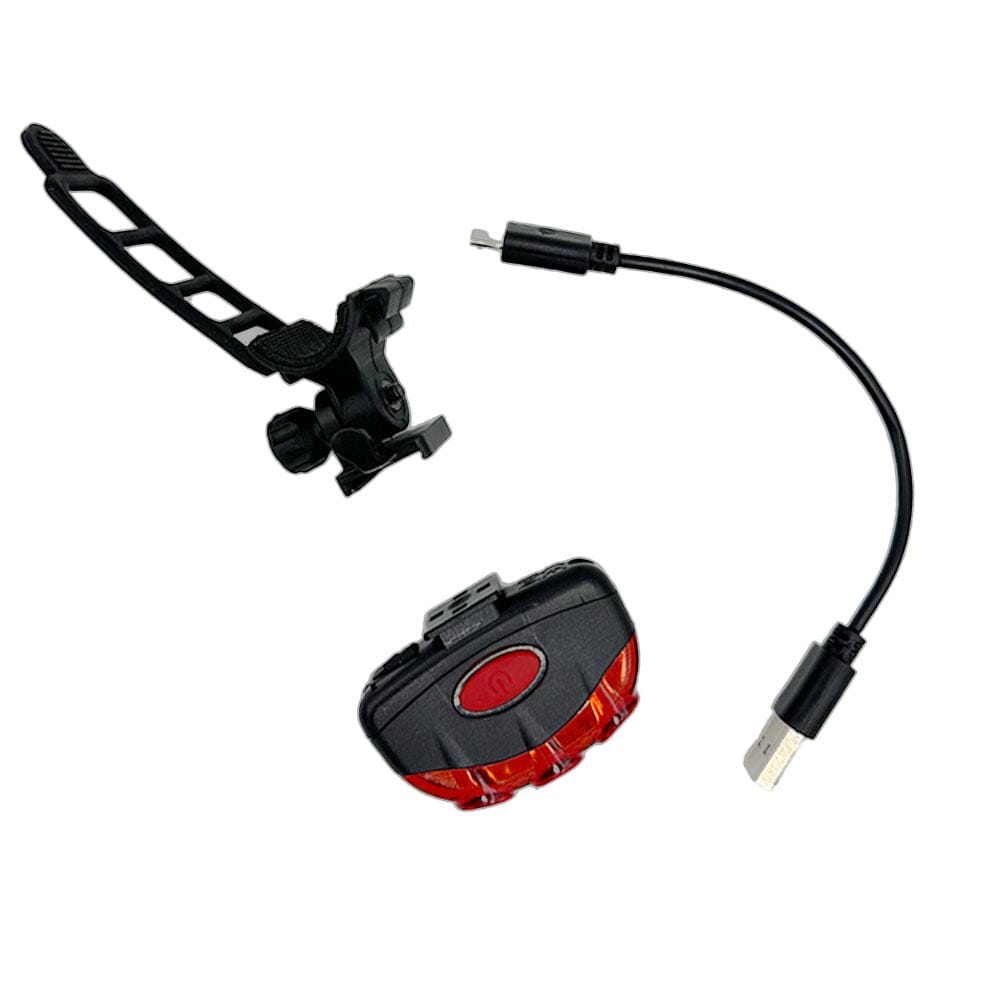 Universal USB Rechargeable Bike Rear Light XC-170R - Super Bright LED, 2 Modes, Lightweight & Water-Resistant for E-Bikes, Mountain Bikes, and Road Bikes