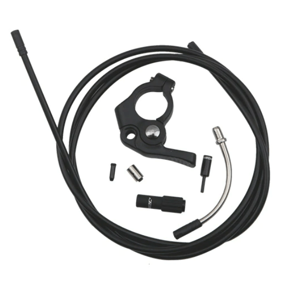 Seat Post Zoom SPD-801E - 31.6mm Hydraulic Remote Dropper Seat Post for Mountain Bikes – Adjustable Height, Internal/External Cable Routing, 100mm Travel, Aluminum Alloy