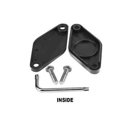 Hidden AirTag Bike Mount Case - Universal Waterproof Anti-Theft GPS Tracker Holder for Bicycle, Compatible with Apple AirTag (Includes Mounting Screws & Tool)