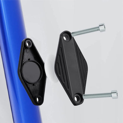 Hidden AirTag Bike Mount Case - Universal Waterproof Anti-Theft GPS Tracker Holder for Bicycle, Compatible with Apple AirTag (Includes Mounting Screws & Tool)