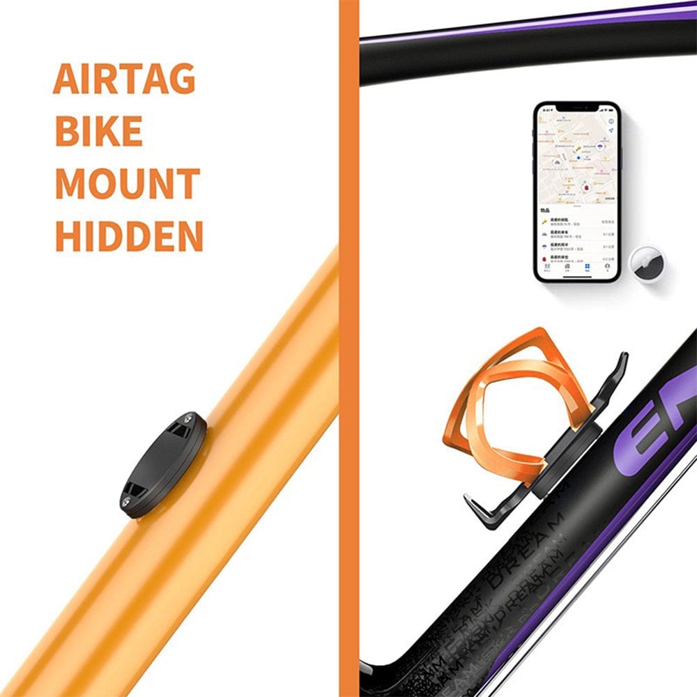 Waterproof AirTag Bike Mount - Hidden Anti-Theft Case for E-Bikes | Secure & Discreet Tracking Solution