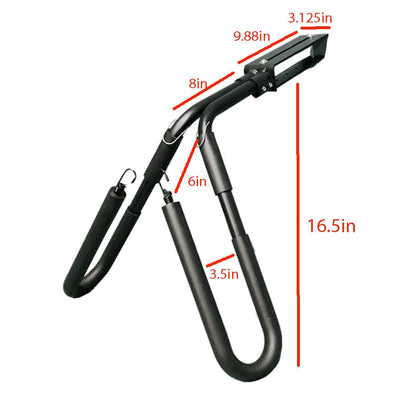 Universal Rear Rack Mount Surfboard Rack for E-Bikes | Compatible with Kasen Kabbit/Kabbit Plus/Malibu & Most Rear Tire Racks