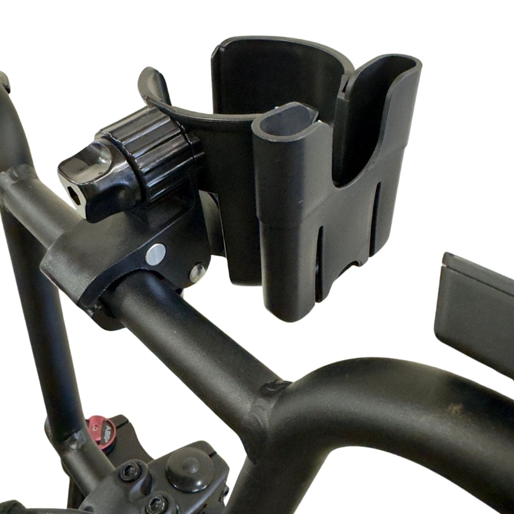 Universal Handlebar Cup Holder with Phone Mount | Compatible with E-Bikes, Bicycles, and Scooters | Durable, Adjustable, and Secure Design