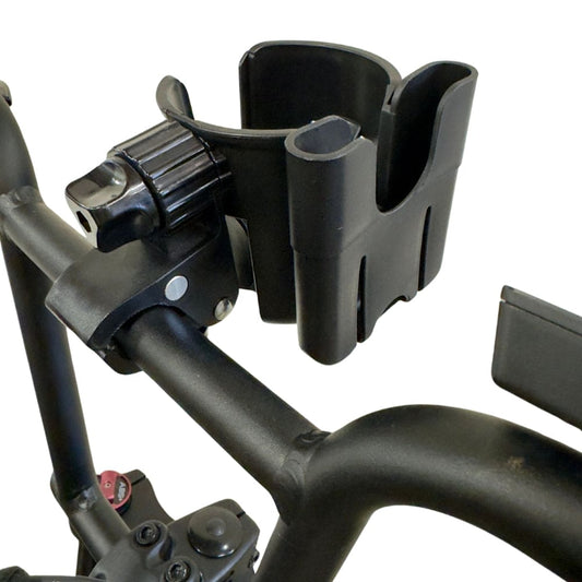 Universal Handlebar Cup Holder with Phone Mount | Compatible with E-Bikes, Bicycles, and Scooters | Durable, Adjustable, and Secure Design