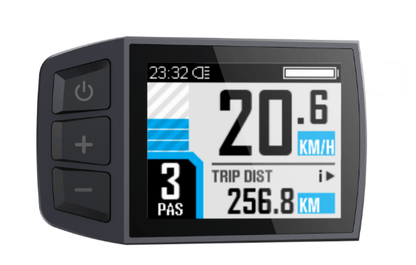 E-Bike Digital Display – 48V 750W - Compatible with Kasen City 2.0 & Similar E-Bikes | 1.8" Color TFT Screen, Bluetooth, USB Charging, Cycling Metrics