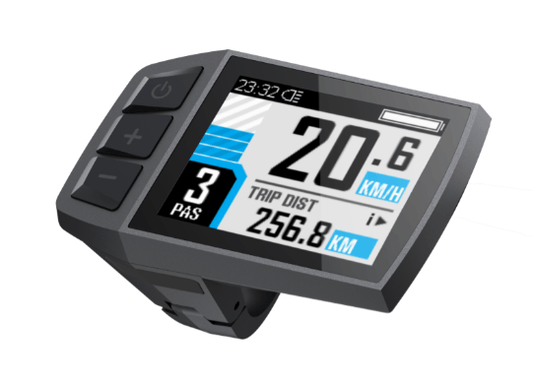 E-Bike Digital Display – 48V 750W - Compatible with Kasen City 2.0 & Similar E-Bikes | 1.8" Color TFT Screen, Bluetooth, USB Charging, Cycling Metrics