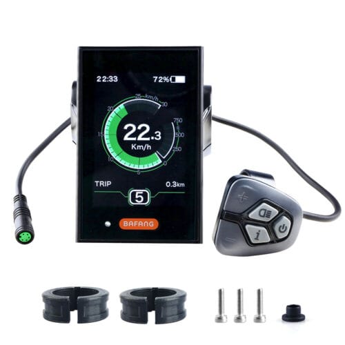 Digital Display for E-MTB - Kasen K2 1000w & K2 Pro 1000w E-Bikes  BAFANG DP C18.UART Full Color LCD Display for | 9-Level Pedal Assist, USB Charging, Error Codes