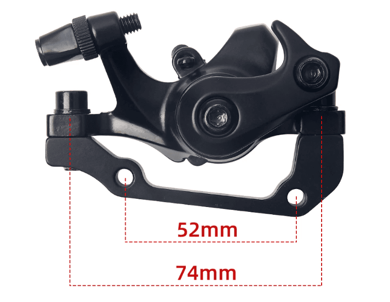 Tektro Mechanical Aries MD-M300 Rear Disc Brake Caliper for E-Bikes - High-Performance Braking with A10.11 Pads Included (Rotor Sold Separately)