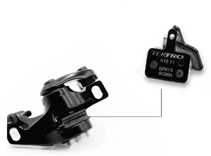 Tektro Mechanical Aries MD-M300 Front Disc Brake Caliper for E-Bikes | High-Performance Braking with A10.11 Pads | ISO Mount Compatible