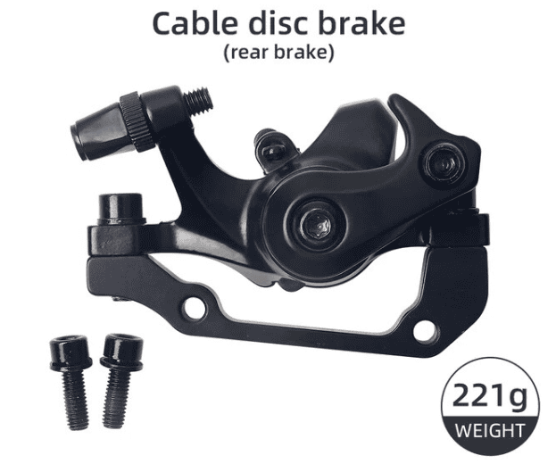 Tektro Mechanical Aries MD-M300 Rear Disc Brake Caliper for E-Bikes - High-Performance Braking with A10.11 Pads Included (Rotor Sold Separately)