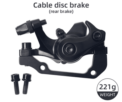 Tektro Mechanical Aries MD-M300 Rear Disc Brake Caliper for E-Bikes - High-Performance Braking with A10.11 Pads Included (Rotor Sold Separately)