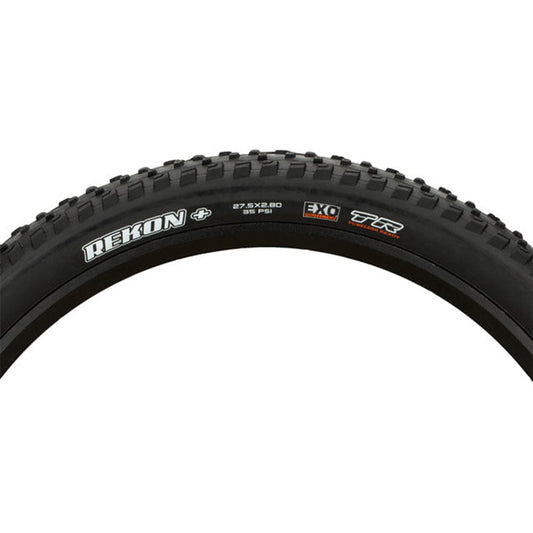 Tire - Maxxis Rekon+ 27.5 x 2.8in Tubeless-Ready MTB Tire | Aggressive XC Trail Tire with Dual Compound, EXO Protection & Low Rolling Resistance