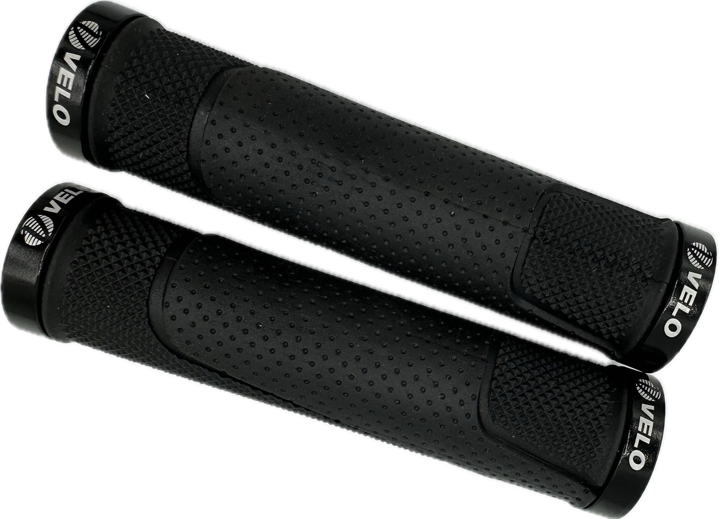 Premium Velo Comfort Bike Grips - Ergonomic Handlebar Grips for E-Bikes & Bicycles - Black