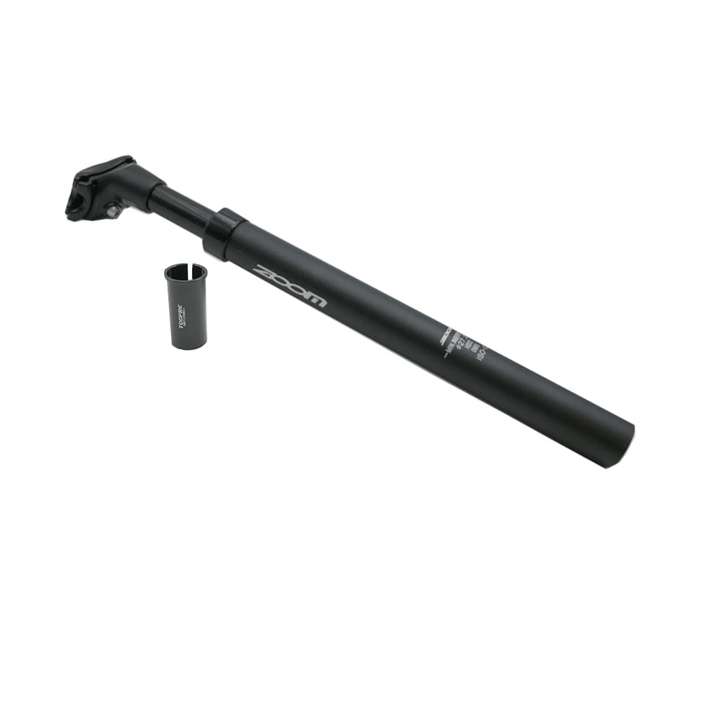 Seat post - ZOOM Shock Absorb Suspension - 27.2mm & 28.6mm Damping MTB, Road Bike, CX - Aluminum Alloy, 40mm Travel, BlackZOOM Shock Absorb 27.2mm 28.6 Damping MTB Road Bike Suspension Seat Post CX