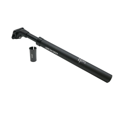 Seat post - ZOOM Shock Absorb Suspension - 27.2mm & 28.6mm Damping MTB, Road Bike, CX - Aluminum Alloy, 40mm Travel, BlackZOOM Shock Absorb 27.2mm 28.6 Damping MTB Road Bike Suspension Seat Post CX