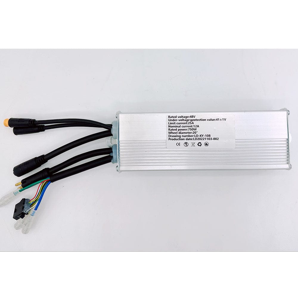 E-Bike Controller - 750W 48V - Compatible with Kasen Kabbit Plus & 20" Fat Tire Electric Bikes | High-Performance Replacement Motor Controller"