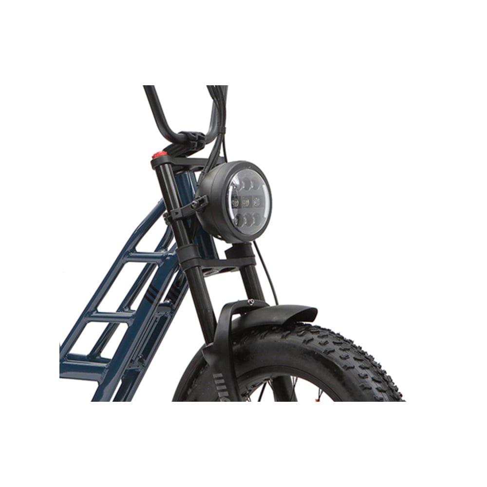 LED Headlight (48V) for E-Bikes - Plug N Play, 3 Light Modes (High Beam, Standard, Side Lights) - Compatible with Kasen Malibu & Kabbit 2.0