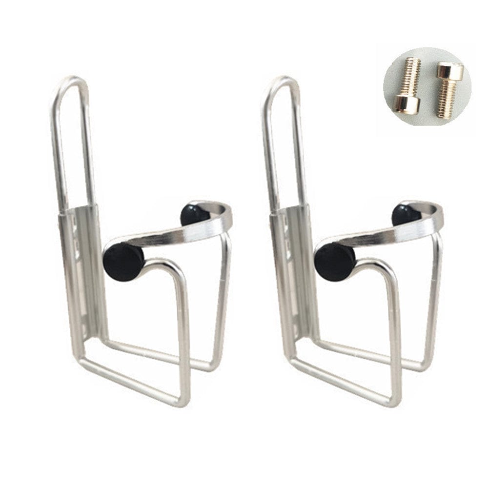 Water Bottle Cage - for E-Bikes & MTB - Lightweight Adjustable - Pack of 2 with Easy Installation Kit (Includes Screws & Hex Key) - Compatible with Road, Mountain, BMX, and Spin Bikes