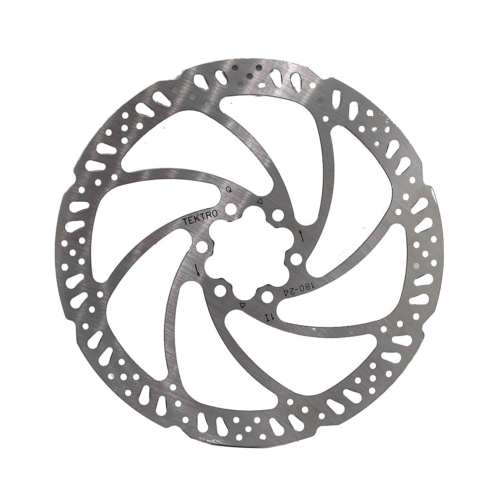 Tektro TR180-24 180mm 6-Bolt Disc Brake Rotor – High Heat Dissipation, Durable Steel, for E-Bikes & Mountain Bikes