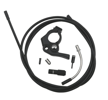 Seat Post Zoom SPD-801E - 31.6mm Hydraulic Remote Dropper Seat Post for Mountain Bikes – Adjustable Height, Internal/External Cable Routing, 100mm Travel, Aluminum Alloy